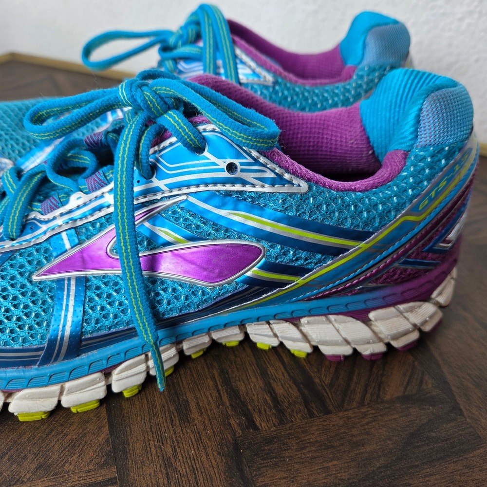 Brooks Adrenaline GTS 15 Running Shoes Womens 9 Mesh Stability Trainer - Picture 7 of 11